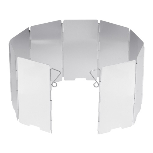 MFH - Aluminium Folding Windscreen for Camping Stove - 65,5 x 13,5 cm - 33686
