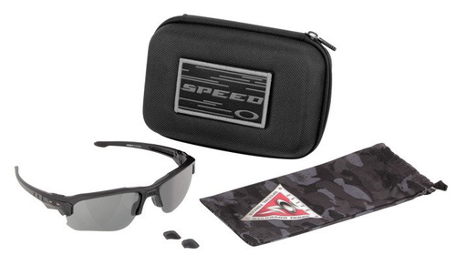Oakley - SI Speed Jacket Matte Black Sunglasses - Grey - OO9228-01