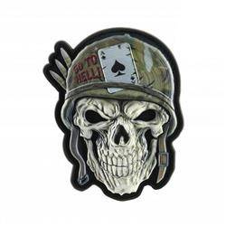 M-Tac - Patch Helmet Skull - Morale Patch - Olive - 51338101