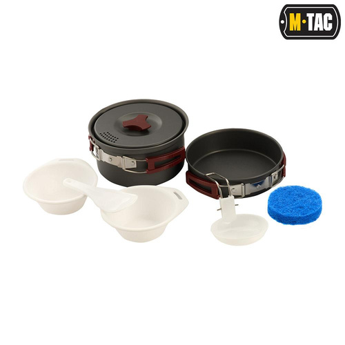 M-Tac - Travel Canteen - Set of 2 Dishes - Black - MTC-DM-CS1