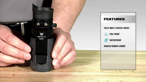 Vortex Optics - Monokular Solo R/T - 8 x 36 - Black - SOL-3608-RT