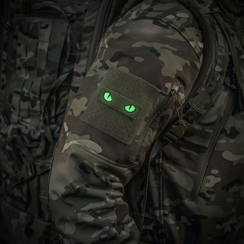 M-Tac - Cat Eyes Patch Type 2 - Laser Cut - Coyote / Fluorescent - 51350005