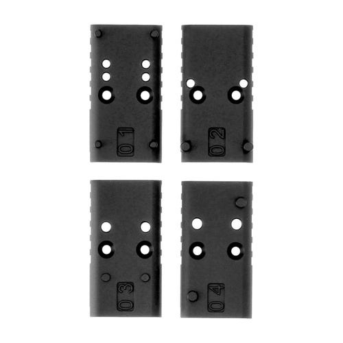 Umarex - MOS1 Glock Red Dot Mounting Plate Set - 4 pcs - Black - 5.8499