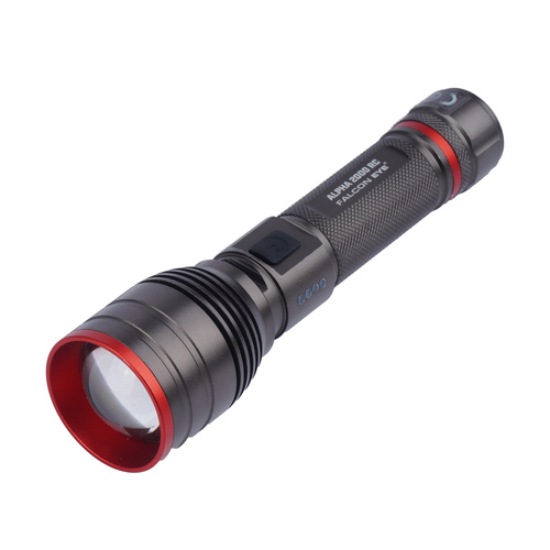Falcon Eye - Handheld Flashlight Alpha 2000 RC - Strobe - Focus - 2000 lm - Black - FHH0123