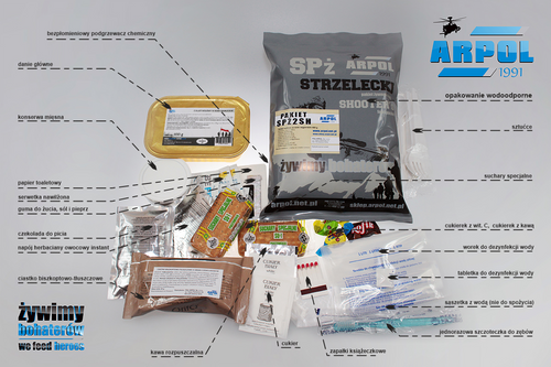 Arpol - Rifleman MRE Food Ration SPŻ2SH - Beef Stew in Hungarian Sauce - 1504250