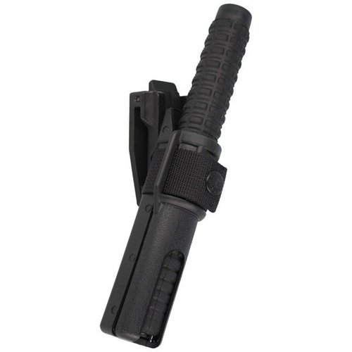 ESP - Hardened expandable baton with holder - 23" - Extra grip handle - Black - ExB-23H BLK BH-55