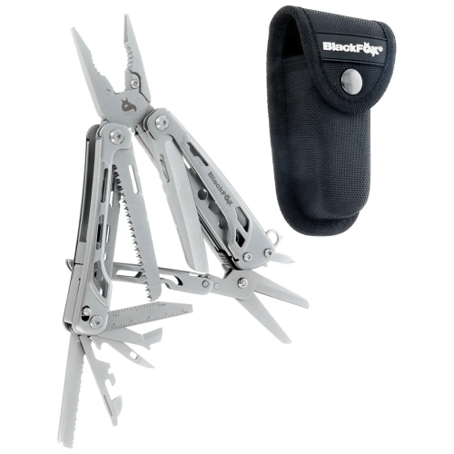 Black Fox - MultiTool Fortitude 440 - Stainless Steel - Silver - BF-206