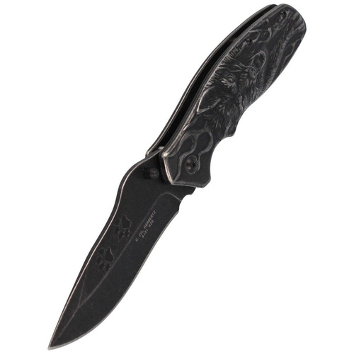 Herbertz Solingen - Folding knife with wolf motif - 582212