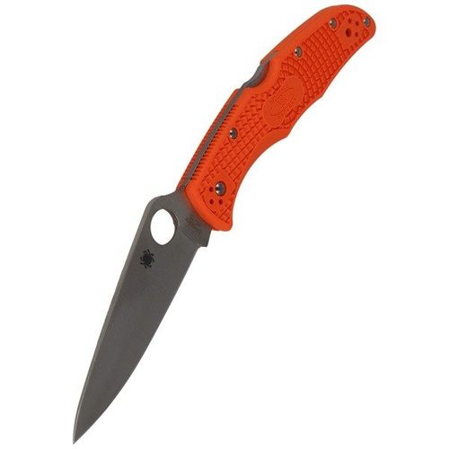 Spyderco - Endura® 4 FRN Flat Ground Orange Knife - C10FPOR
