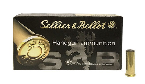 Sellier&Bellot - Revolver ammunition .38 Special WC 9,6g - BOX 50 pcs