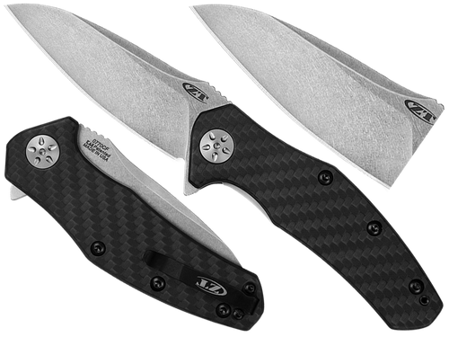 Zero Tolerance - Folding Knife ZT 0770CF - CPM S35VN - Black - 0770CF