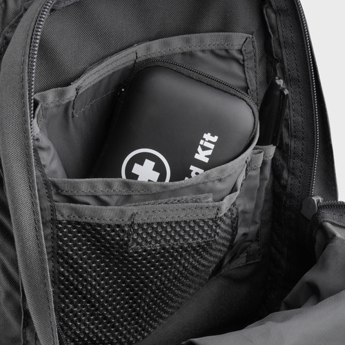 Fosco Industries - First Aid Kit with Equipment - 28 items - Black - 469480