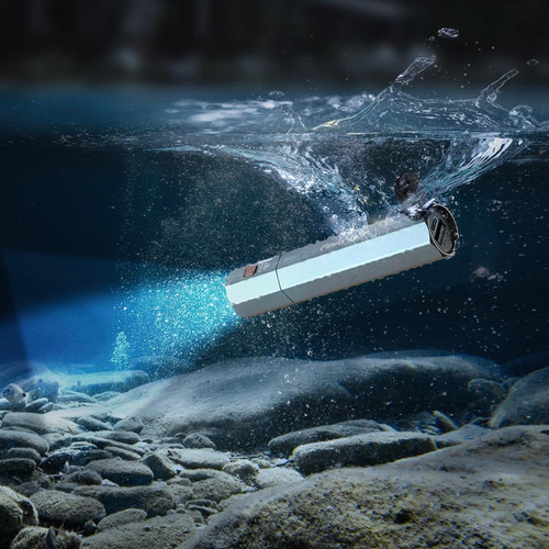 Fenix - LED Flashlight E-CP with 5000 mAh Battery - 1600 lm - Black - E-CP Black