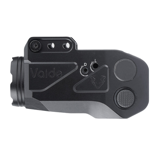 Vaide - Tactical Weapon LED Flashlight with Laser Scrapper Combo - 500 lm - Black - VAPLL-G02