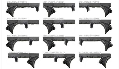 Strike Industries - Link KeyMod / M-LOK Hand Stop Kit - SI-LINK-HSK