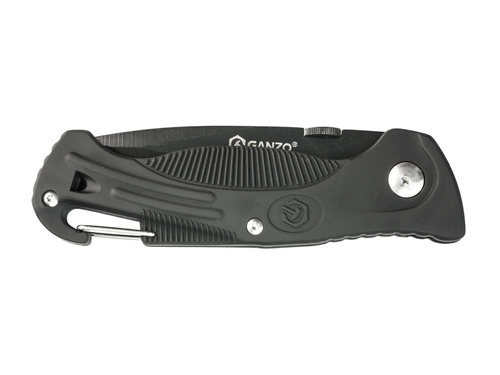 Ganzo - EDC Folding Knife - 440 - Black - G611-BK