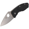 Spyderco - Ambitious G-10 Black Plain Folding Knife - C148GP