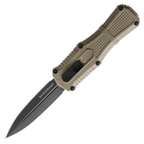 Benchmade - Folding Knife OTF 3375GY-1 Mini Claymore - CPM-D2 - Ranger Green - 3375GY-1