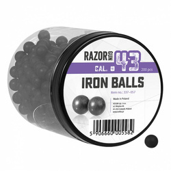 RazorGun - RAM Rubber Bullets with Iron Fillings for Umarex M&P9c / TPM1 / PPQ - 200 pcs - 337-057