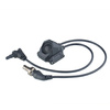 Unity Tactical - Cable Switch Axon SL Sync - SureFire/Crane Laser - 7" - Black - AXN-SL-SI7B