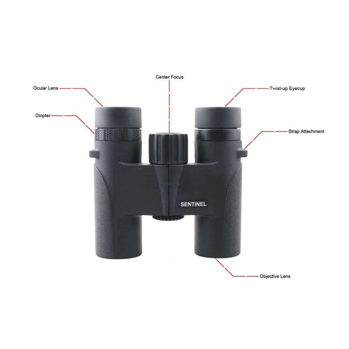 Vector Optics - 8x25 Sentinel Binocular - Black - SCBO-11