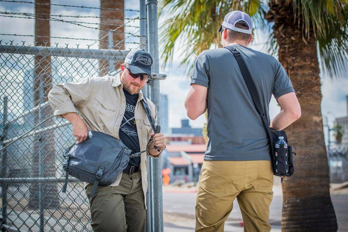 Helikon - Urban Courier Bag Large® - Cordura® - Black / Shadow Grey - TB-UCL-CD-0135A