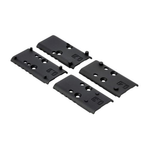 Umarex - MOS1 Glock Red Dot Mounting Plate Set - 4 pcs - Black - 5.8499