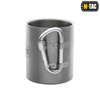 M-Tac - Thermal Mug With Carabiner - 280 ml - Stainless steel - Chrome - 60008012