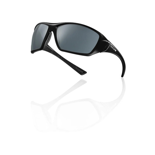 Bolle Safety - Safety Glasses Hustler - EN 166 FT - Platinum Lite - Smoke - HUSTLN20E