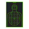 TruGlo - Self-adhesive TruSee Handgun Target - 305 x 495 mm - Fluorescent Green - 6 pcs. - TG-TG13A6