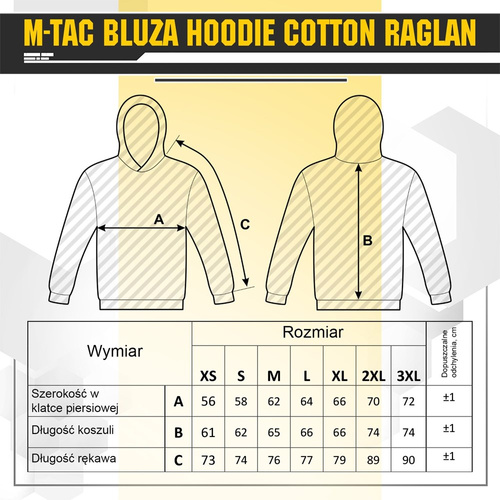 M-Tac - Hoodie Cotton Raglan - Black - 20483002