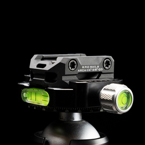 Strike Industries - Adapter for Picatinny Arca also 1/4" and 3/8" - QD Sling - SI-ARCA-TRI-PADA-BK