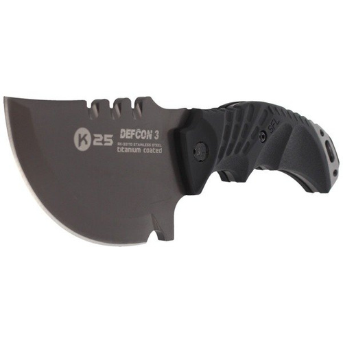 K25 - DEFCON 3 Titanium Tactical Fixed Knife - 32170