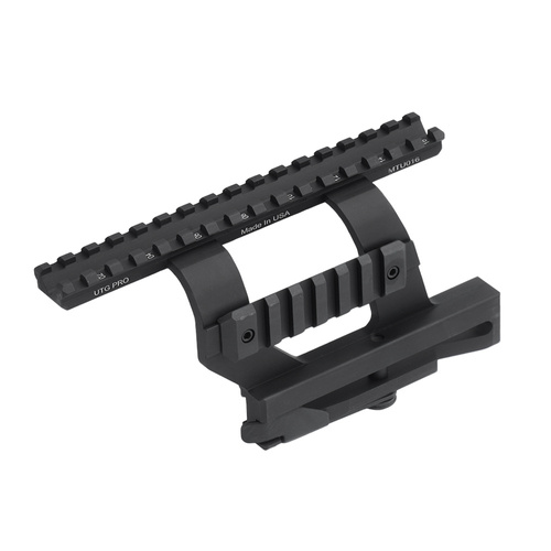 UTG - Side Mount with Picatinny Rails for AK - QD - Black - MTU016
