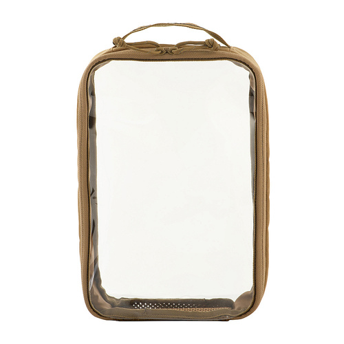 M-Tac - Elite Large Clear Pouch - 30 x 19 cm - Coyote - 10147005-L
