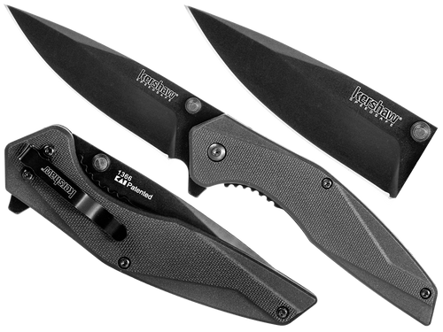 Kershaw - EDC Folding Knife - 8Cr13MoV - Gray / Black - 1366