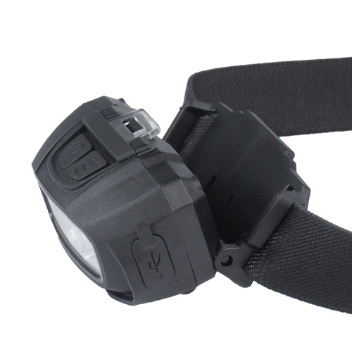 Mil-Tec - GC220 Rechargeable Headlamp - 220 lm - Black - 15172300