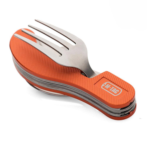 M-Tac - Disassembled Travel Utensil- Orange - 60012035