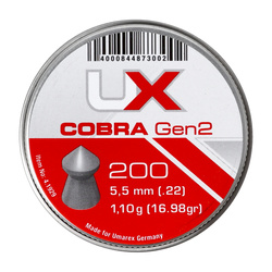 UX - Diabolo Pellets Cobra gen 2. - 5.5 mm - 200 pieces - 4.1929