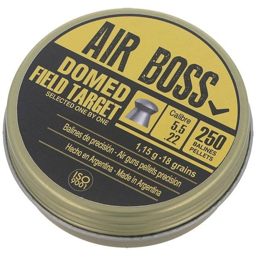 Apolo - Air Boss Domed Field Target Airgun Pellets - .22 / 5.5 mm - 250 psc (E 30203)
