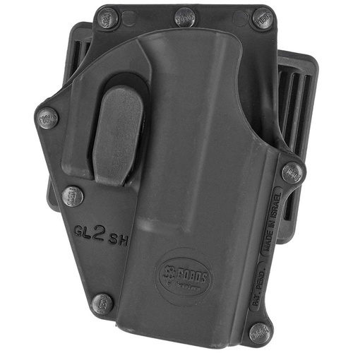 Fobus - External Holster OWB - Glock 17, 19, 19X, 22, 23, 31, 32, 34, 35 - Right - Black - GL-2 SH BH ND RT
