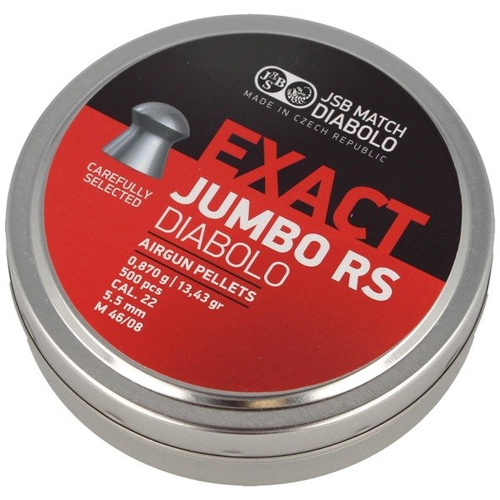 JSB - Exact Jumbo RS Pellets - 5.52 mm - 500 pcs - 546207-500