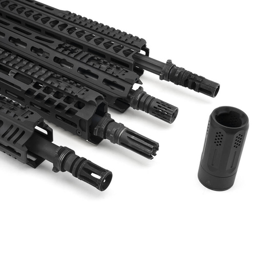 Strike Industries - 3-Lug QD Base Set for Oppressor Universal Compensator - Black - SI-BS-OPPRESSOR-U-BASE