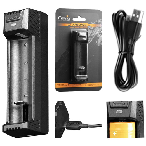 Fenix - ARE-X1 V2.0 Microprocessor Battery Charger - 18650 - USB-C
