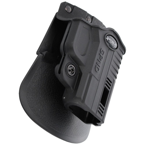 Fobus - OWB Holster HS Product, Springfield: XDS 3.3 and 4 - Roto Flipper - Right - Black - SPND RT