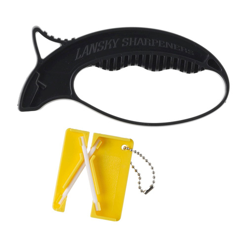 Lansky - The Duo Knife Sharpener - Black/Yellow - C-LSTSC