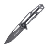 Schrade - Clip Point Blade Cage Handle Ultra Glide Folding Knife - 9Cr18MoV - Gray - 1084283.