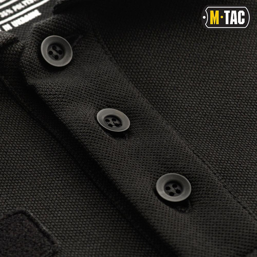 M-Tac - Tactical Polo Shirt with Long Sleeves - Black - 80021002