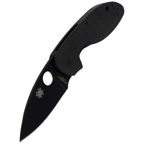 Spyderco - Efficient™ G-10 Black / Black Blade PlainEdge™ Knife - C216GPBBK
