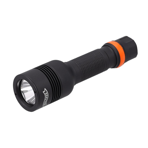 Walther - HFC1 LED tactical flashlight with 3200 mAh battery and Remote Switch gel switch - 1000 lm - Black - 3.7145
